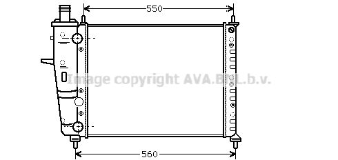 AVA QUALITY COOLING Radiaator,mootorijahutus FT2233